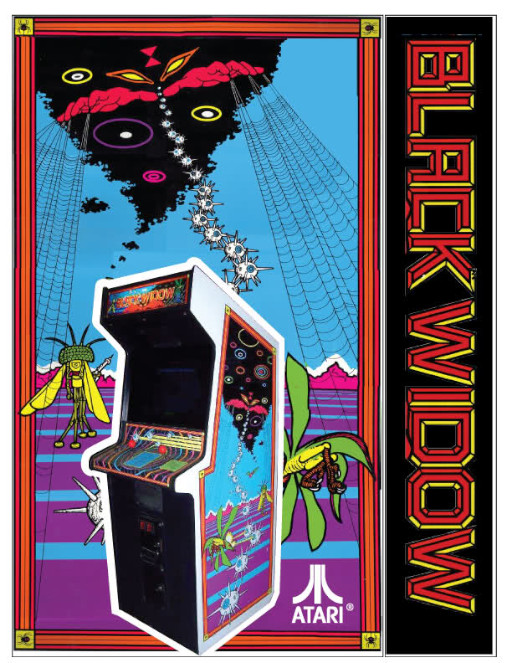 Black Widow Arcade Game Cover